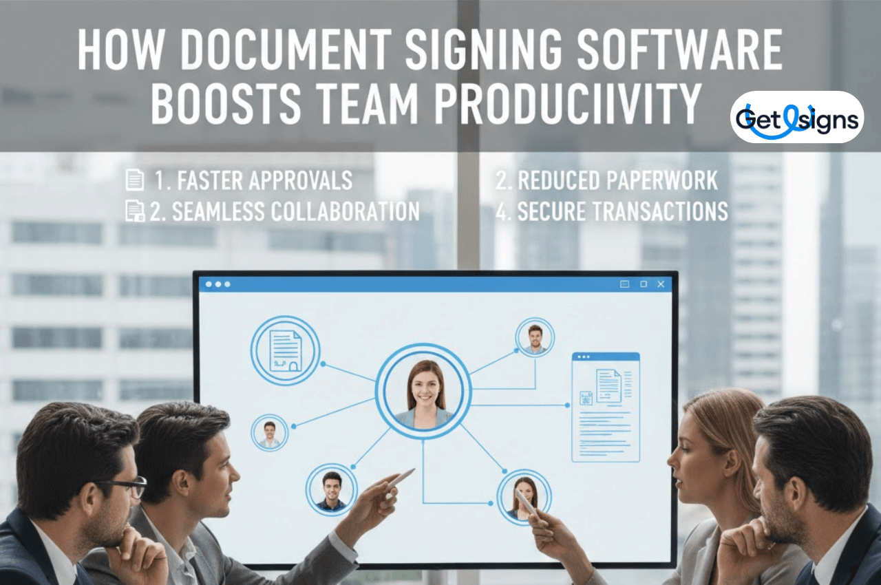 How Document Signing Software Boosts Team Productivity