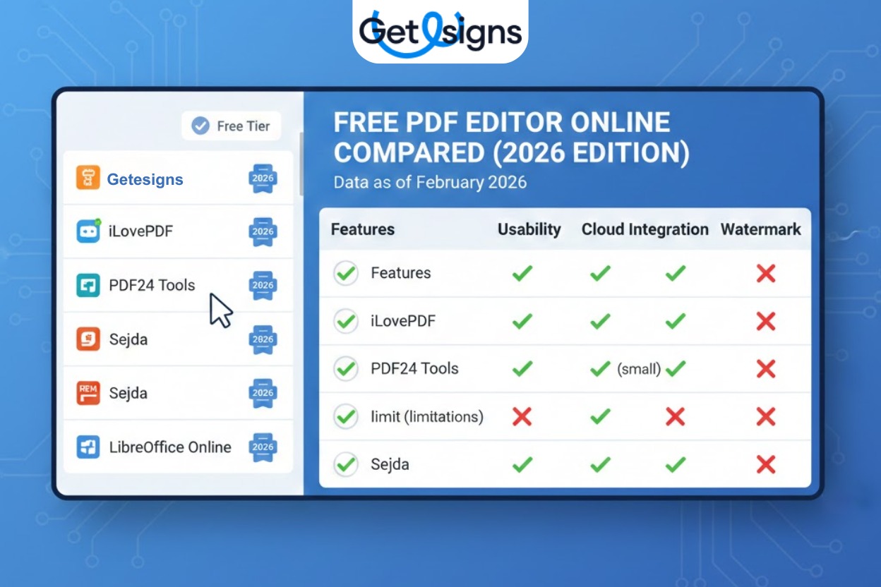 Best Free PDF Editor Online Compared (2026 Edition)