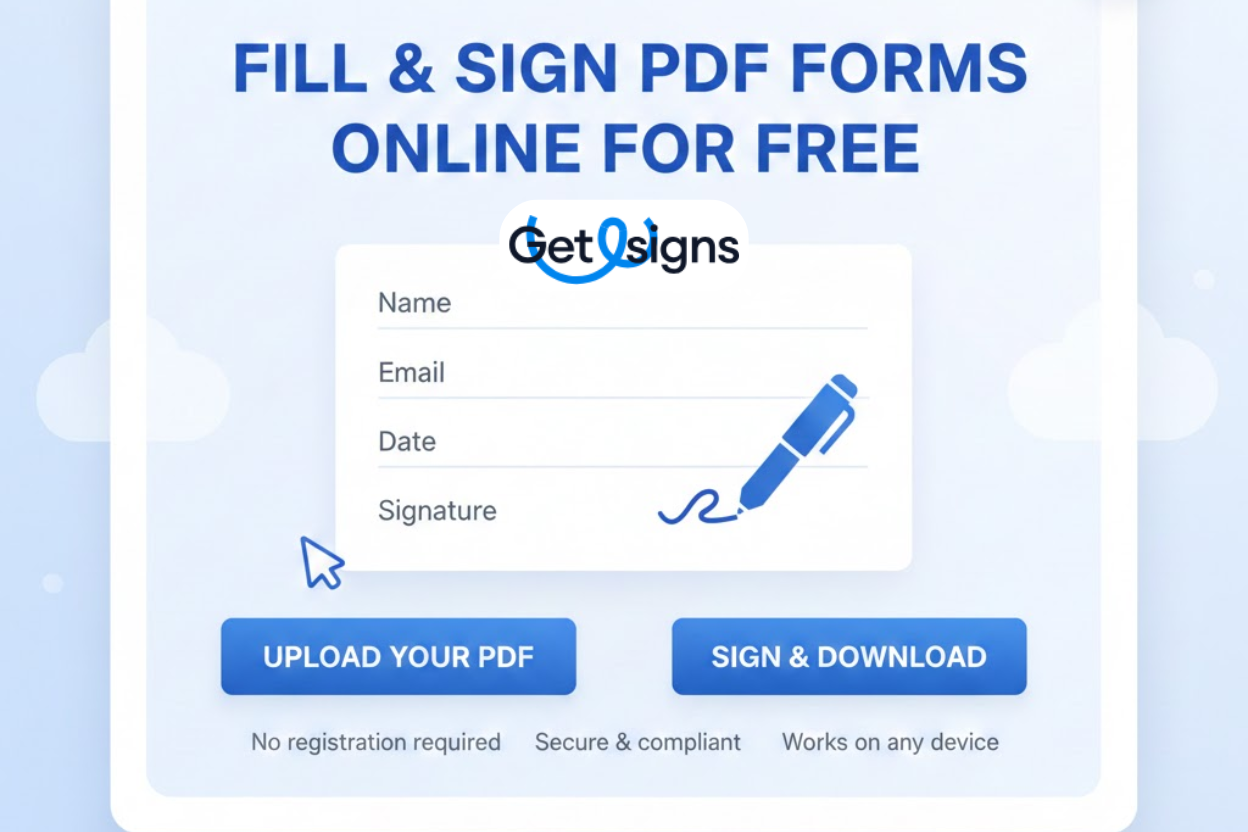 How to Fill and Sign PDF Forms Online for Free (2026 Complete Guide)