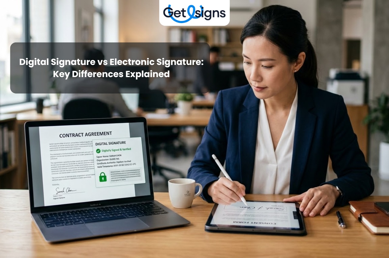 Digital Signature vs Electronic Signature: Key Differences Explained (2026 Guide)